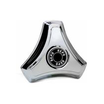 Calota miolo 3 pontas caminhão aro 16 17,5 metal cromada