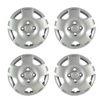 Calota Prata Aro 13" Gol G4 2006 Cubo Alto (Jogo c/ 4 Calotas) Grid - 060CA-PTA-E