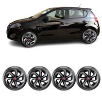 Calota Roda Aro 14 Fiat Argo 2020 2021 + Emblema Jogo Calota Roda Aro 14 Fiat Argo 2020 2021 + Emblema Jogo