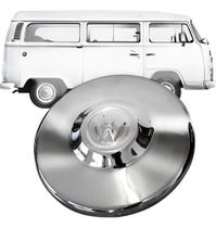 Calota Roda Cromada Kombi Fusca Clipper Plastica