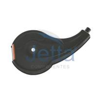 Calota Rodoar com Refletivo Lado Direito Preto Calota Rodoar com Refletivo Lado Direito Preto