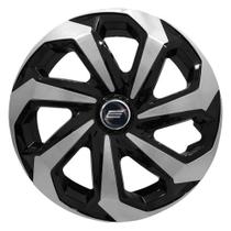 Calota Spider Aro 15 Black Silver