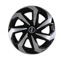 Calota Sportiva Modelo Spider Aro 14 polegadas Black/Chrome Parafuso