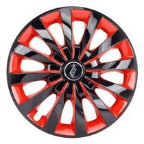 Calota Universal modelo Passat Cc Aro 13 polegadas Black/Red