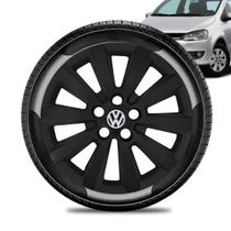 Calota VW Volkswagen Aro 14 Fox Preta Fosca