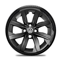 Calota Vw Volkswagen Aro 14 Preta Brilhante Escolha o Carro