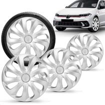 Calotas Aro 14 Velox Prata Polo Track 2023 a 2025 Jogo com 4 Calotas Aro 14 Velox Prata Polo Track 2023 a 2025 Jogo com 4