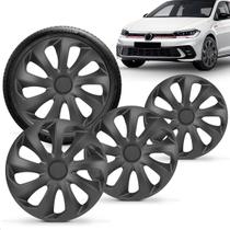 Calotas Aro 14 Velox Preto Fosco Polo Track 2023 a 2025 Jogo com 4 Calotas Aro 14 Velox Preto Fosco Polo Track 2023 a 2025 Jogo com 4