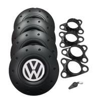 Calotas Miollo P Vw Fox Aro 14 2004/2019 Estilo Amarok Preto