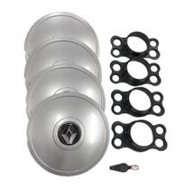 Calotas Miollo Renault Logan Aro 14 07/17 Tradicional Prata Calotas Miollo Renault Logan Aro 14 07/17 Tradicional Prata