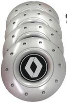 Calotas Miollo Renault Sandero Aro 14 2007/2013 Amarok Prata