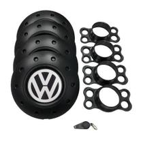 Calotas Miollo Vw Gol G2 Aro 13 1995/2003 Amarok Preto