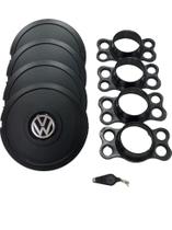 Calotas Miollo Vw Gol G2 Aro 14 1995/1999 Tradicional Preto