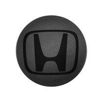 Calotinha 69mm Centro de Roda Honda HRV CRV Accord Grafite Emblema Preto