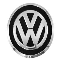 Calotinha Calota Central Meio Tampa Roda Up Emblema Vw Preto