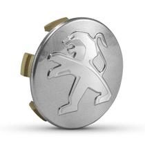 Calotinha Meio Para Roda de Liga Peugeot 208 308 408 Hoggar Prata e Cromada Calotinha Meio Para Roda de Liga Peugeot 208 308 408 Hoggar Prata e Cromada