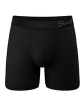 Calzoncillos tipo bóxer Shinesty Ball Hammock con soporte y bolsillo para hombres negro Calzoncillos tipo bóxer Shinesty Ball Hammock con soporte y bolsillo para hombres negro