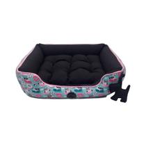 Cama Acapulco Pet Soneca Luxo Bulldog na Piscina para Cães e Gatos - Tamanho M