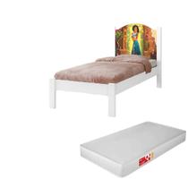 Cama Adesivada Solteiro Personagens Acompanha Colchão 188x88 D20