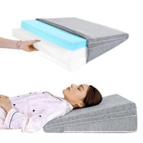 Cama ajustável Wedge Pillow ROYALAY para dormir em espuma viscoelástica Cama ajustável Wedge Pillow ROYALAY para dormir em espuma viscoelástica