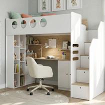 Cama Alta Office com Armários Baixos Star Maker Casatema Madeiraoriginals Cama Alta Office com Armários Baixos Star Maker Casatema Madeiraoriginals