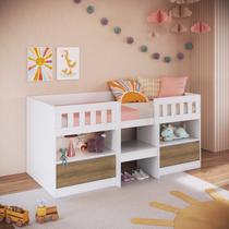 Cama Alta Solteiro Infantil/Juvenil com Portas 80 Ilha Bela Cama Alta Solteiro Infantil/Juvenil com Portas 80 Ilha Bela