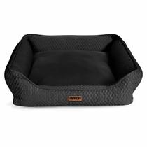 Cama apego retangular premium p antibacteriana 42cm preto