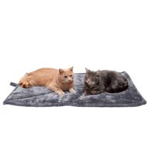 Cama Aquecida Automática Furhaven ThermaNap para Cães e Gatos - Cinza
