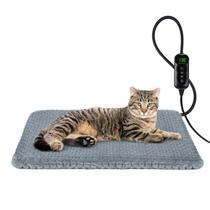 Cama aquecida para gatos INVENHO à prova d'água com temperatura ajustável. Temporizador