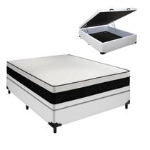 Cama Arezzo Box Baú Casal Molas Ensacadas Portobel Cama Arezzo Box Baú Casal Molas Ensacadas Portobel