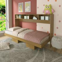 Cama Articulada Horizontal de Solteiro com 6 Nichos CM8020 Laranja/Amendoa Cama Articulada Horizontal de Solteiro com 6 Nichos CM8020 Laranja/Amendoa