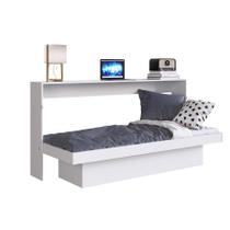 Cama Articulavel Horizontal C Estac Traba Solteiro 80 Latino Branco Cama Articulavel Horizontal C Estac Traba Solteiro 80 Latino Branco