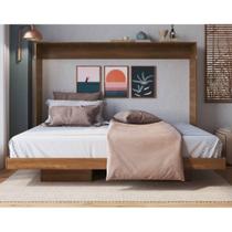 Cama Articulável Horizontal Casal Dallas 194cm com 2 Nichos CH140 Art in Móveis