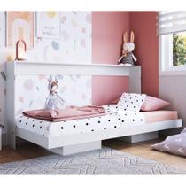 Cama Articulável Horizontal Solteiro Dallas 194cm com 2 Nichos CH090 Art in Móveis