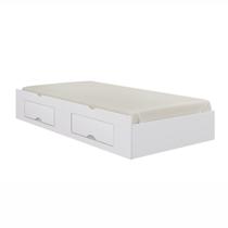 Cama Auxiliar 2 Gavetas Premium Branco