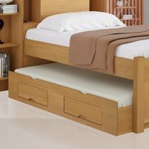 Cama Auxiliar 2 Gavetas Premium Marrom/Cinamomo