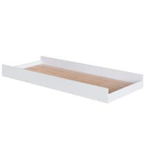 Cama Auxiliar Com Rodizios Bb692 Branco Comm Branco Cama Auxiliar Com Rodizios Bb692 Branco Comm Branco
