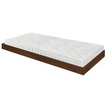 Cama Auxiliar Com Rodizios Madeira Maciça Castanho AT Moveis