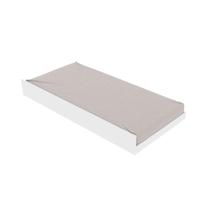 Cama Auxiliar de Solteiro CM8008 Para Colchão de 88cm Branco - Tecno