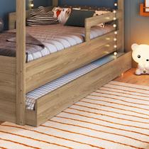 Cama Auxiliar para Beliche Aveiro Oak - Completa Móveis