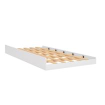 Cama Auxiliar Solteiro 100% MDF Para Colchão 188x88 CM Com Rodízios