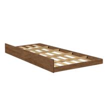 Cama Auxiliar Solteiro 100% MDF Para Colchão 188x88 CM Com Rodízios