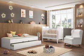 Cama Babá Bicama Infantil Chiara Branco_ Phoenix Baby