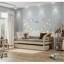 Cama Babá Prime com Cama Auxiliar Natural - Casatema Cama Babá Prime com Cama Auxiliar Natural - Casatema