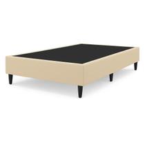 Cama Base Box Solteiro em Veludo Premium Design Moderno Luxo