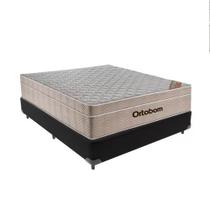Cama Base Casal Preto Colchão Molas Ensacadas Airtech SpringPocket 138x188 - Ortobom Cama Base Casal Preto Colchão Molas Ensacadas Airtech SpringPocket 138x188 - Ortobom