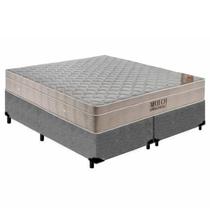 Cama Base Queen Bipartido Molas Ensacadas Airtech SpringPocket 158x198 Cinza - Ortobom Cama Base Queen Bipartido Molas Ensacadas Airtech SpringPocket 158x198 Cinza - Ortobom