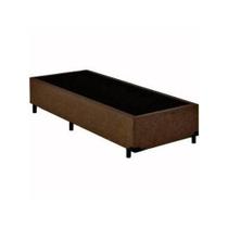 Cama Base Solteiro Suede Marrom Cama Base Solteiro Suede Marrom