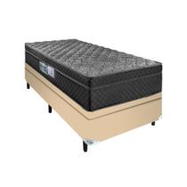 Cama Baú Bege Arezzo Black Solteiro Molas Ensacadas Portobel Cama Baú Bege Arezzo Black Solteiro Molas Ensacadas Portobel