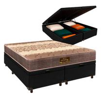 Cama + Bau Blindado e Colchão D26 Queen